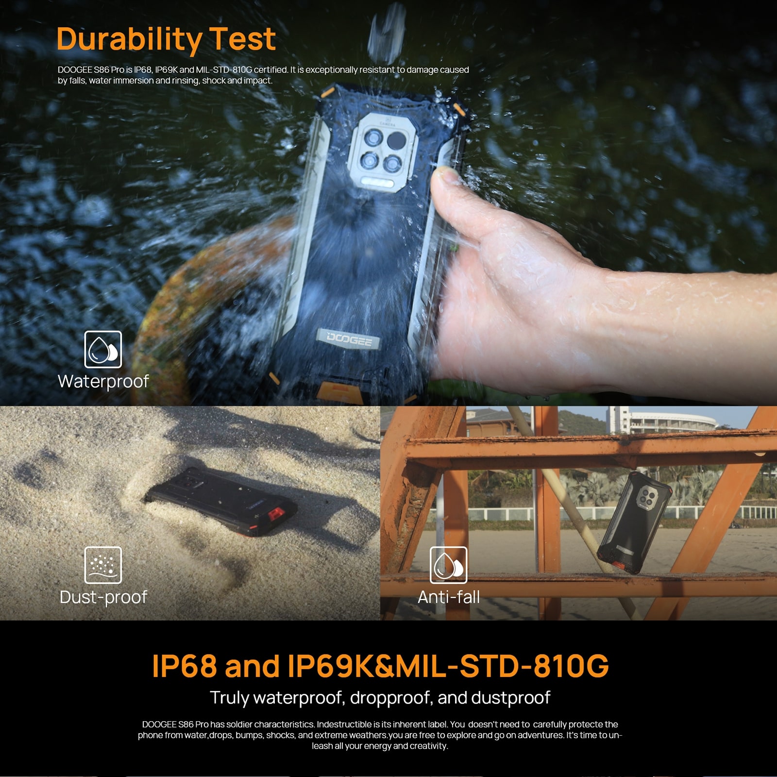 DOOGEE S86 Pro: Móvil indestructible y reforzado