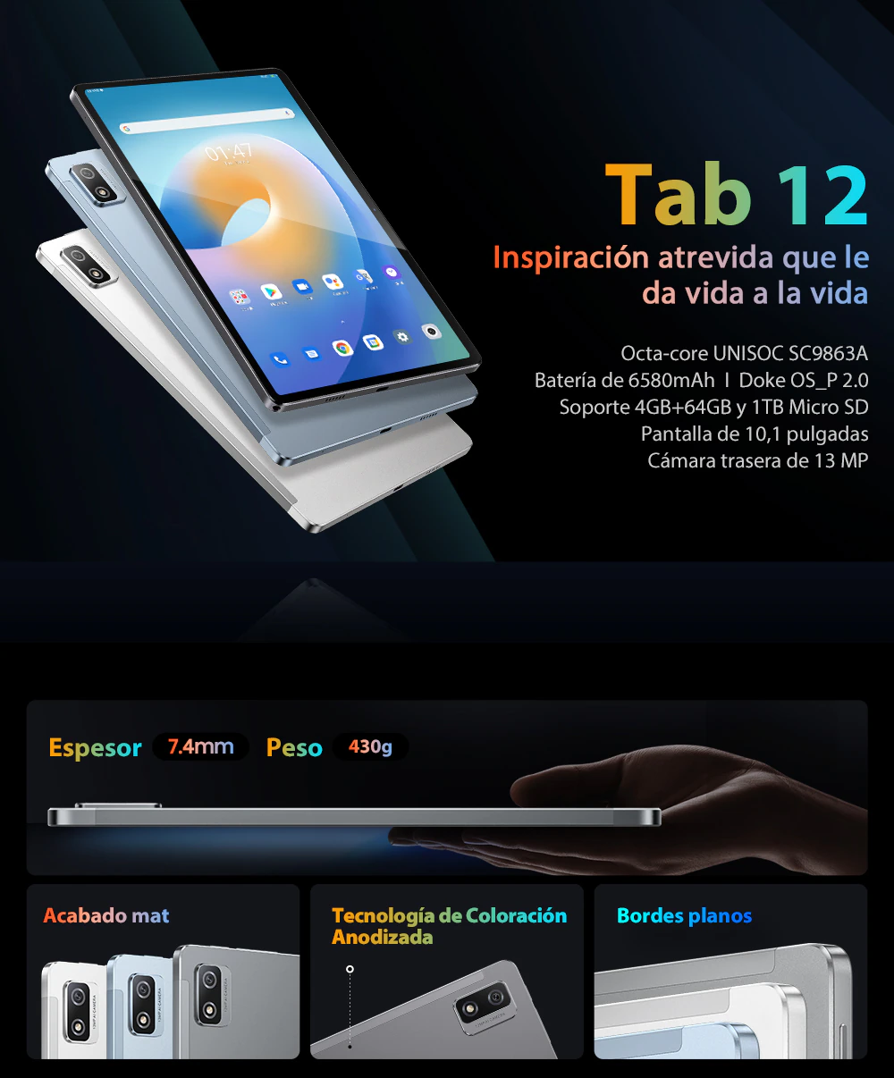Tablet Blackview Tab 13 - Plata con Ofertas en Carrefour